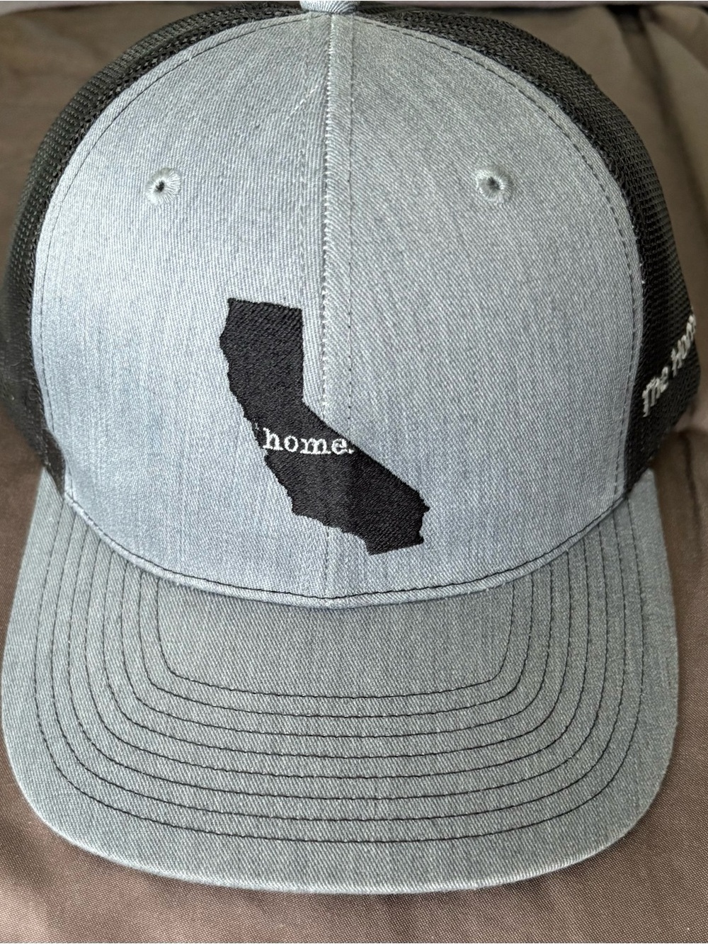 Gray and Black California ‘Home’ Trucker Hat
